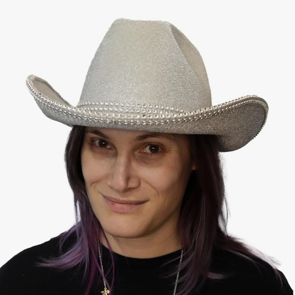 Silver Studded Cowboy Hat